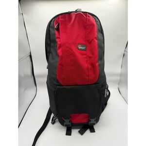 Lowepro Fastpack 100 Camera Backpack Unisex Small Red Black DSLR Travel Bag